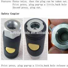 Push Button Safety Coupler